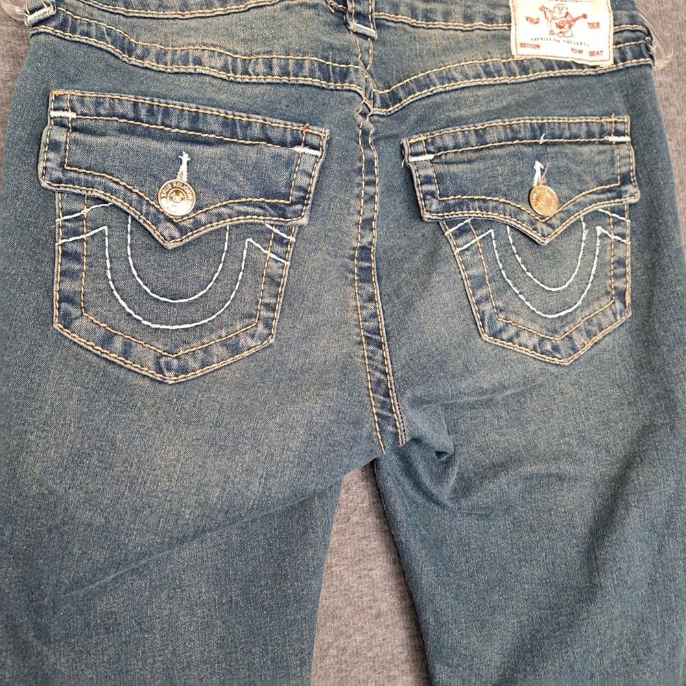 True Religion Jennie Curvy Jeans Womens 28 Blue Mid Rise Super Skinny Stretch - Picture 7 of 14